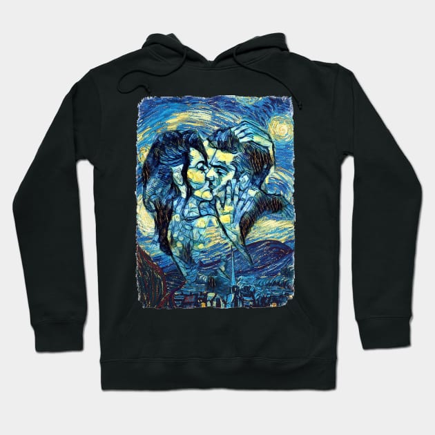 The Kiss Van Gogh Style Hoodie by todos